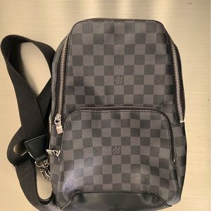 COPY -  Louis Vuitton Damier Graphite Avenue Sling Backpack